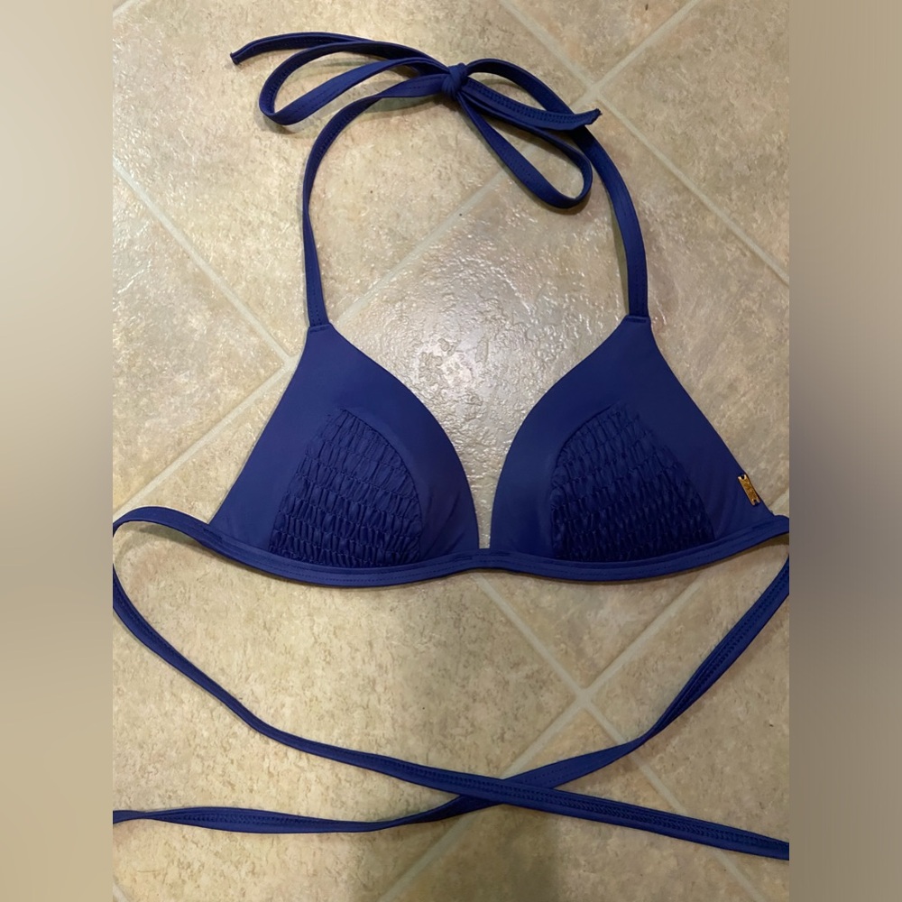Blue Bikini Top
